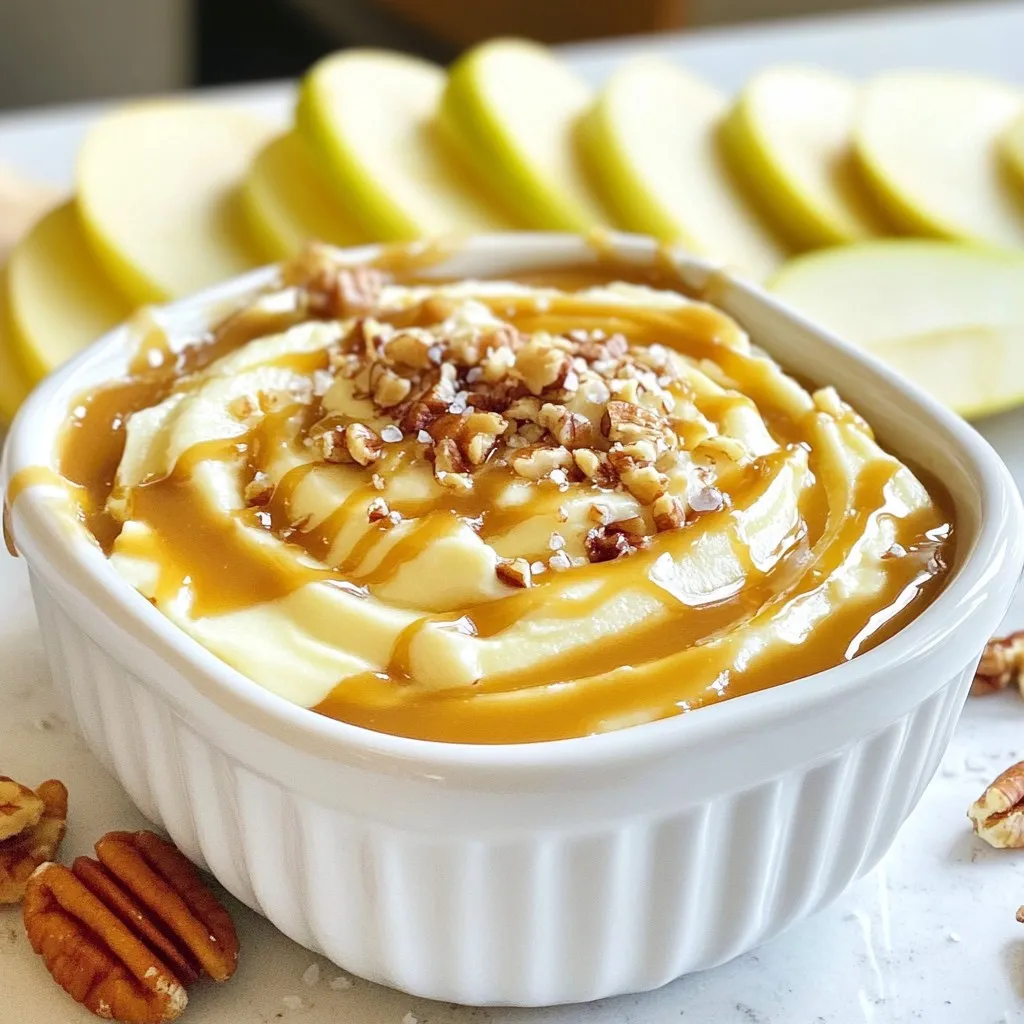 Salted Caramel Apple Dip Creamy and Delicious Treat