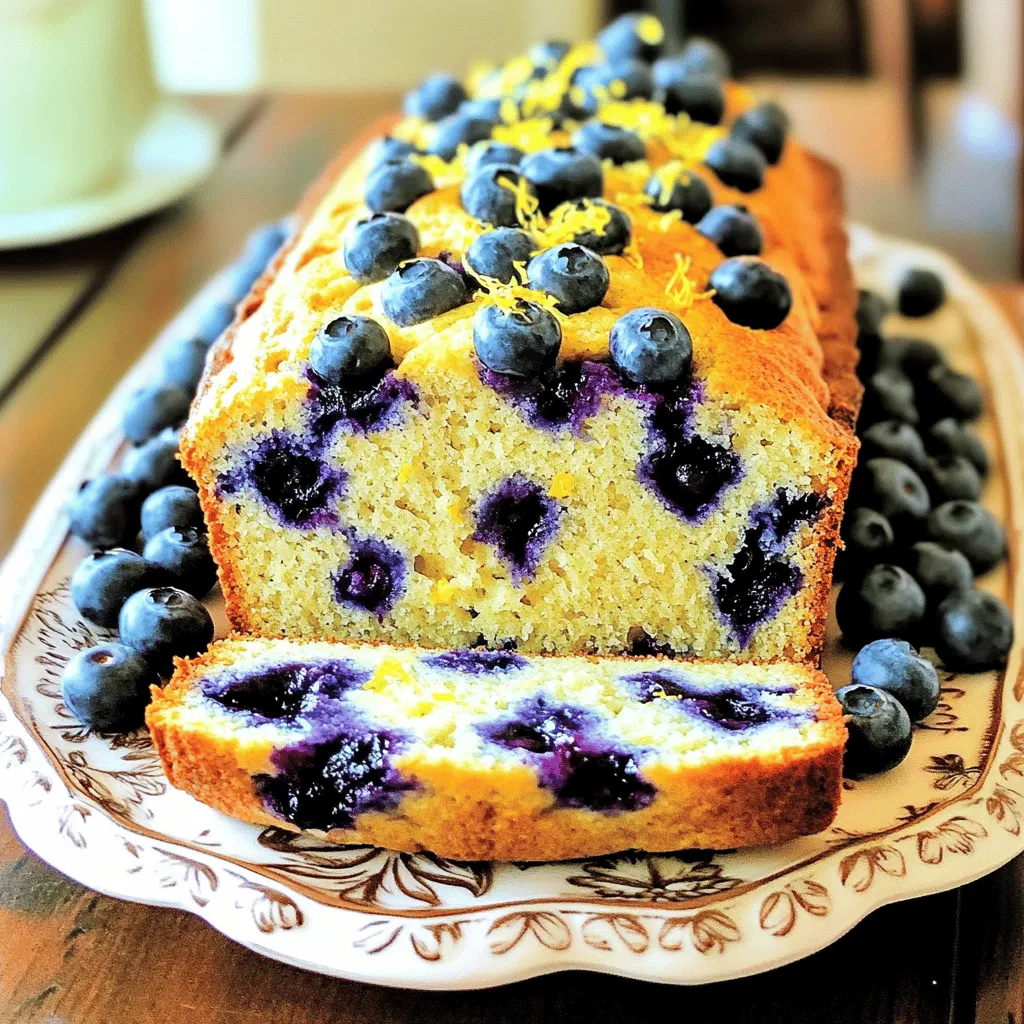 Lemon Blueberry Yogurt Loaf Simple and Tasty Recipe