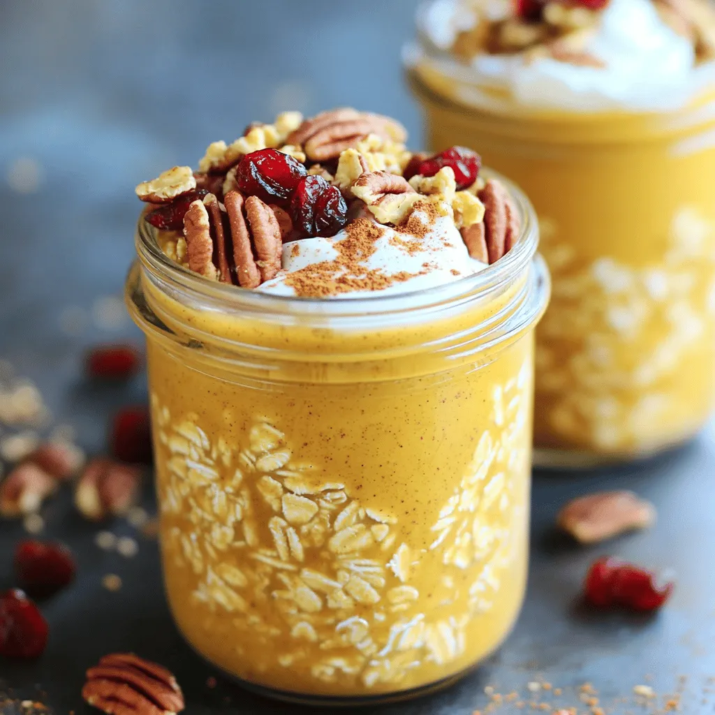 Pumpkin Spice Overnight Oats Simple and Tasty Recipe