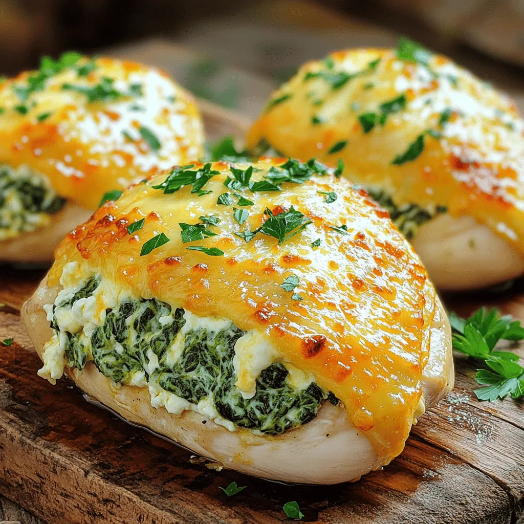 Cheesy Spinach Stuffed Chicken Easy and Flavorful Meal