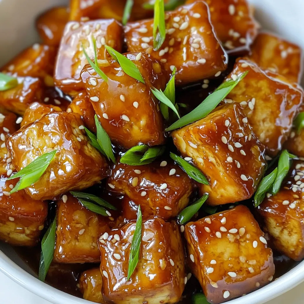 Air Fryer Honey Garlic Tofu Easy and Flavorful Delight