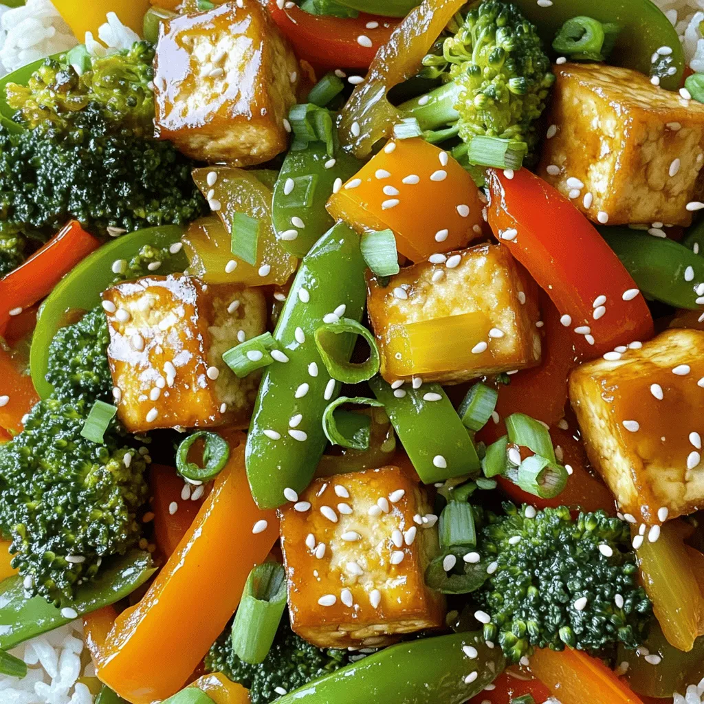 Crispy Tofu Stir-Fry Flavorful and Quick Meal Option