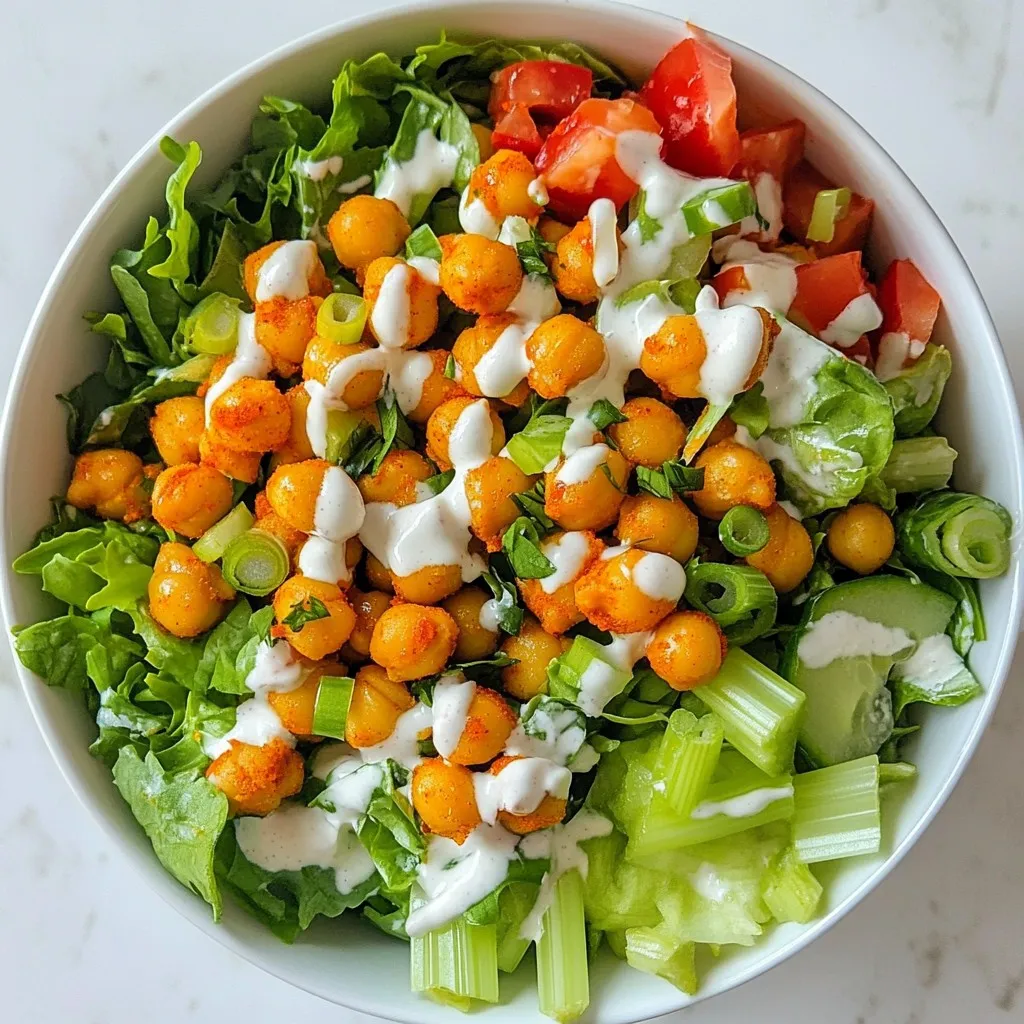 Vegan Buffalo Chickpea Salad Zesty and Healthy Option