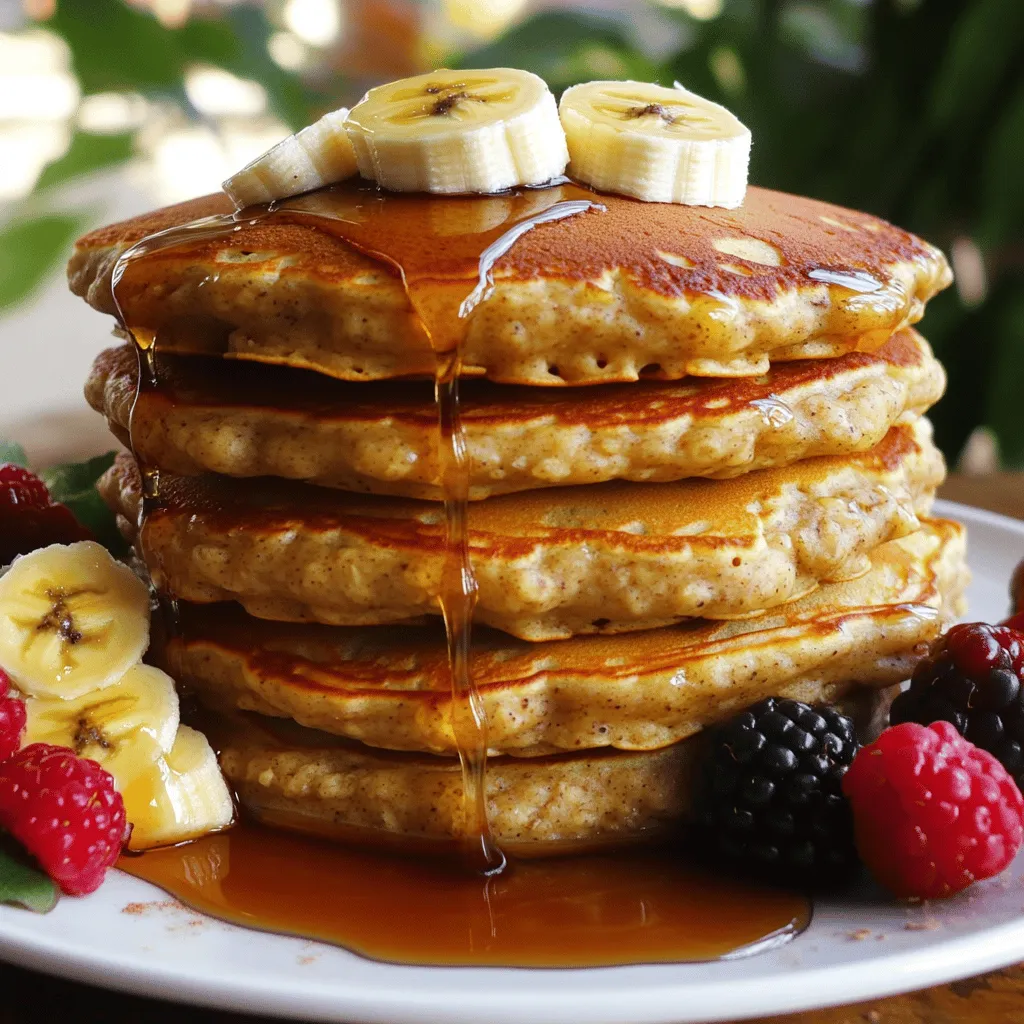 Banana Oatmeal Pancakes Easy and Healthy Recipe
