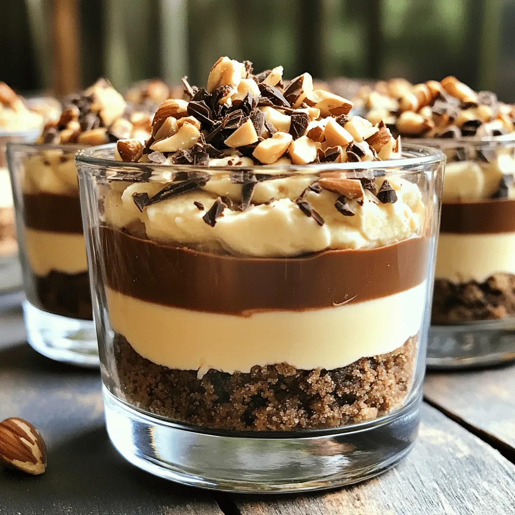 No-Bake Chocolate Hazelnut Cheesecake Cups Delight