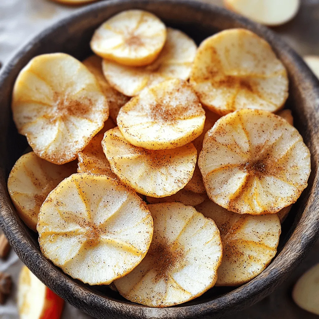 Baked Cinnamon Apple Chips Healthy Snack Delight
