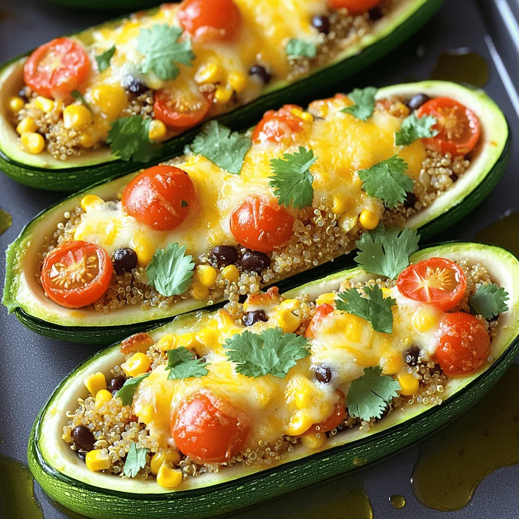 Easy Stuffed Zucchini Boats Flavorful and Quick Meal