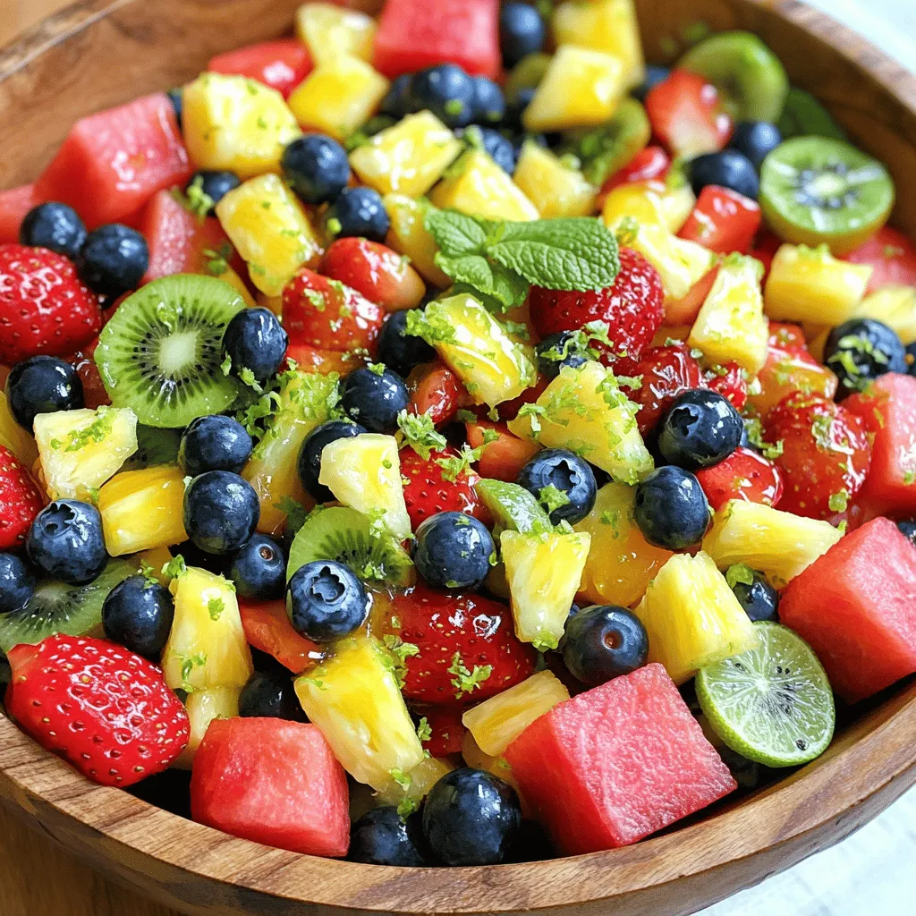 Honey Lime Fruit Salad Fresh and Flavorful Delight