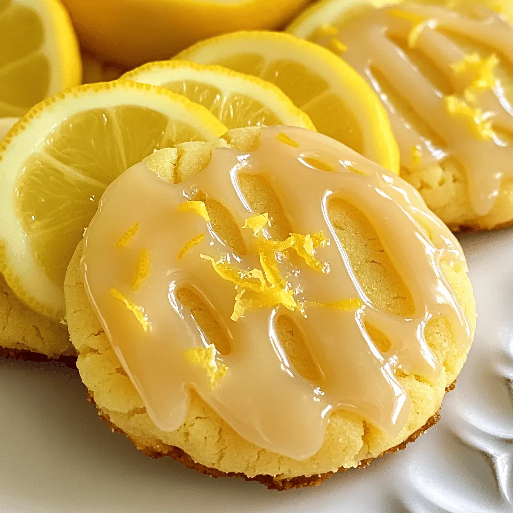 Glazed Lemon Sugar Cookies Delightful and Simple Treat
