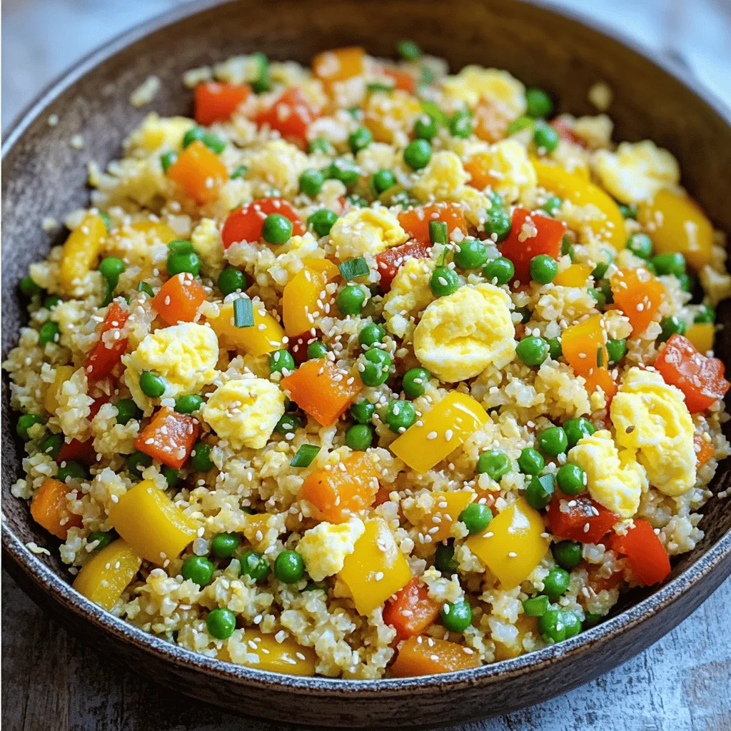 Cauliflower Fried Rice Flavorful and Easy Recipe