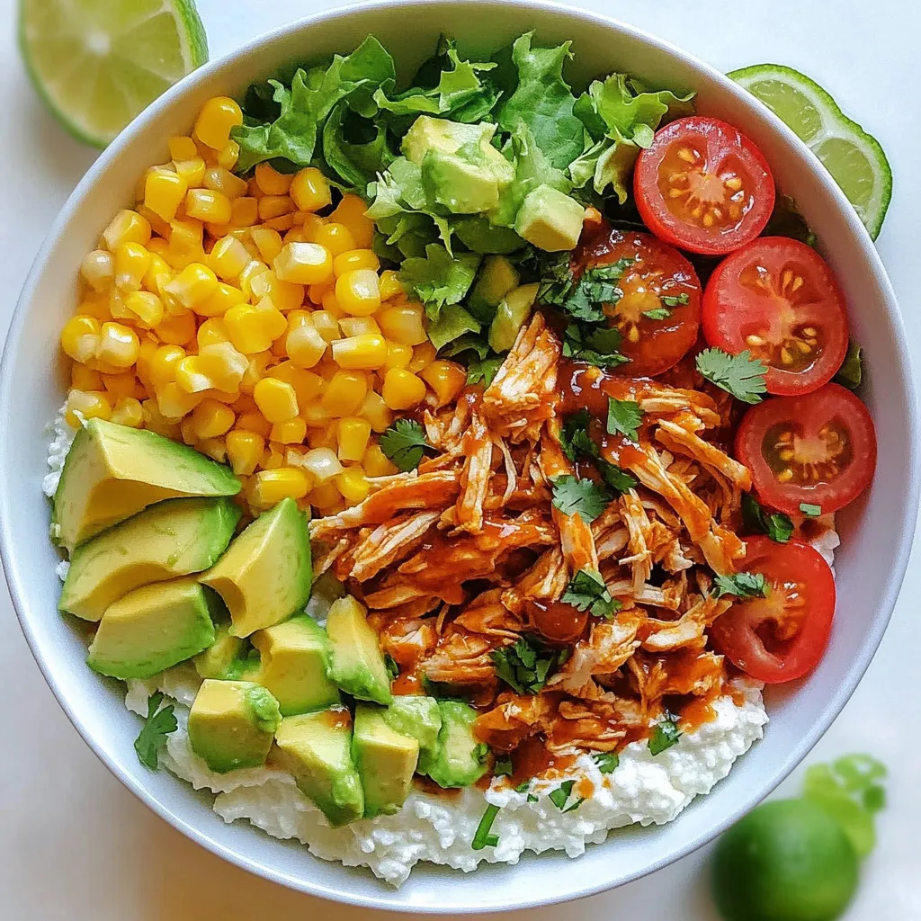 BBQ Chicken Cottage Cheese Bowl Flavorful Easy Meal