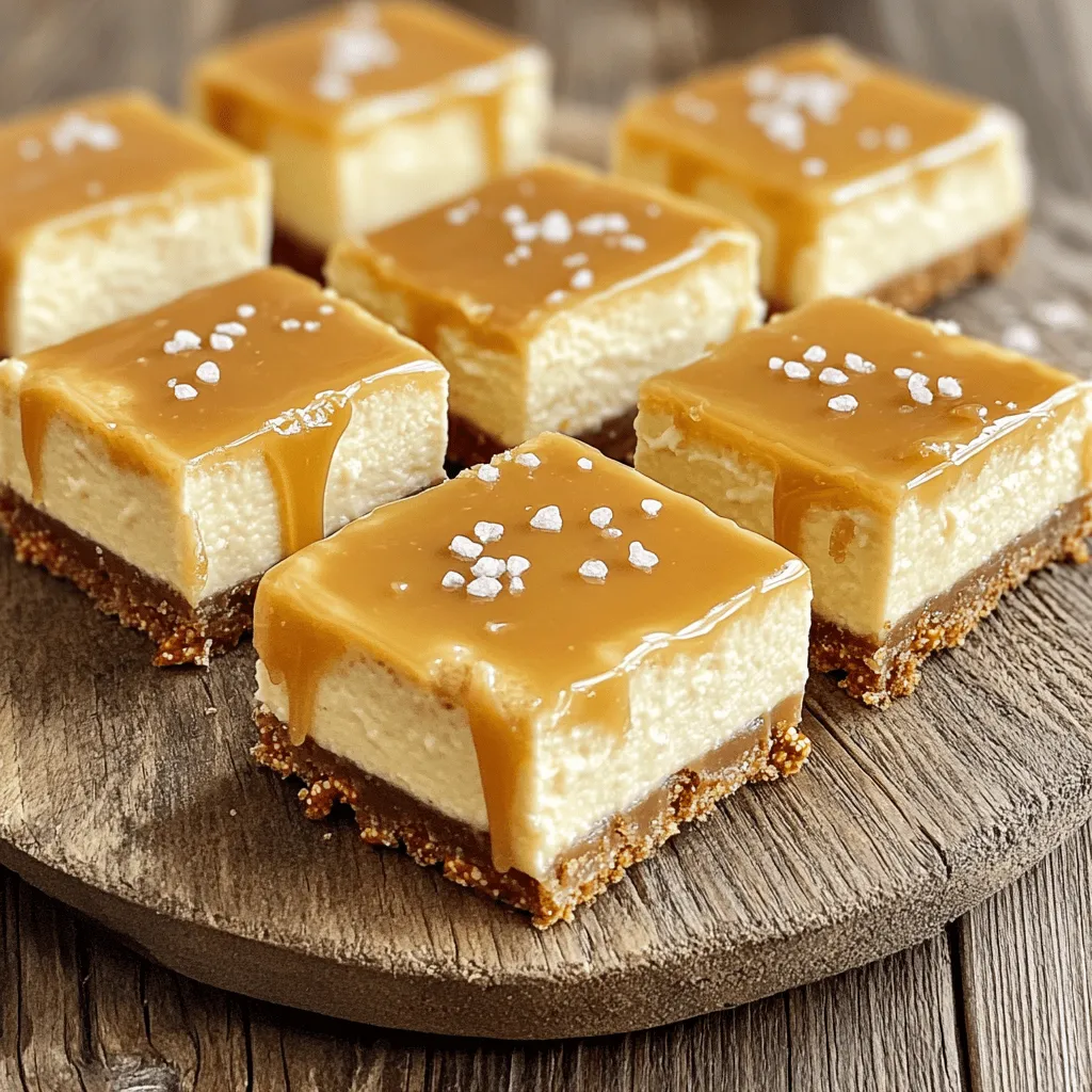 Salted Caramel Pretzel Cheesecake Bars Delightful Treat