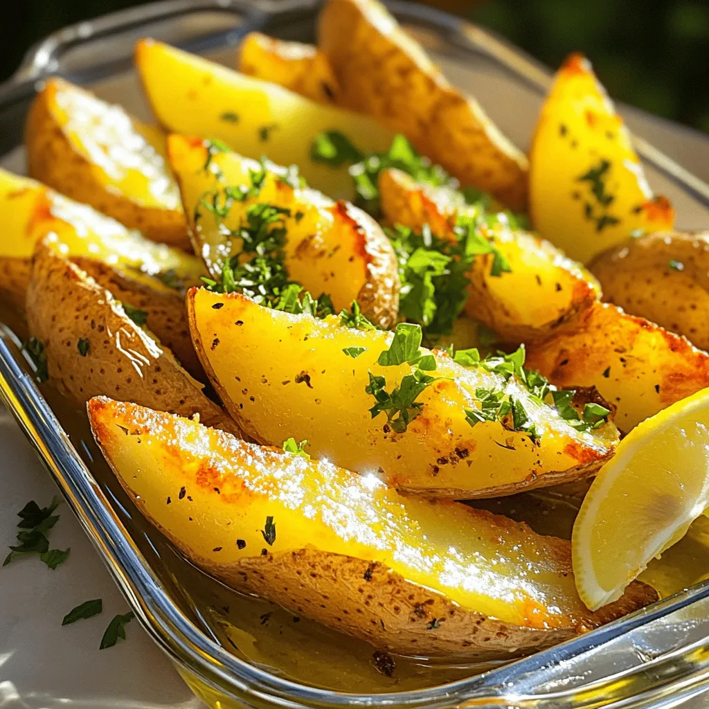 Baked Greek Lemon Potatoes Savory and Crisp Delight