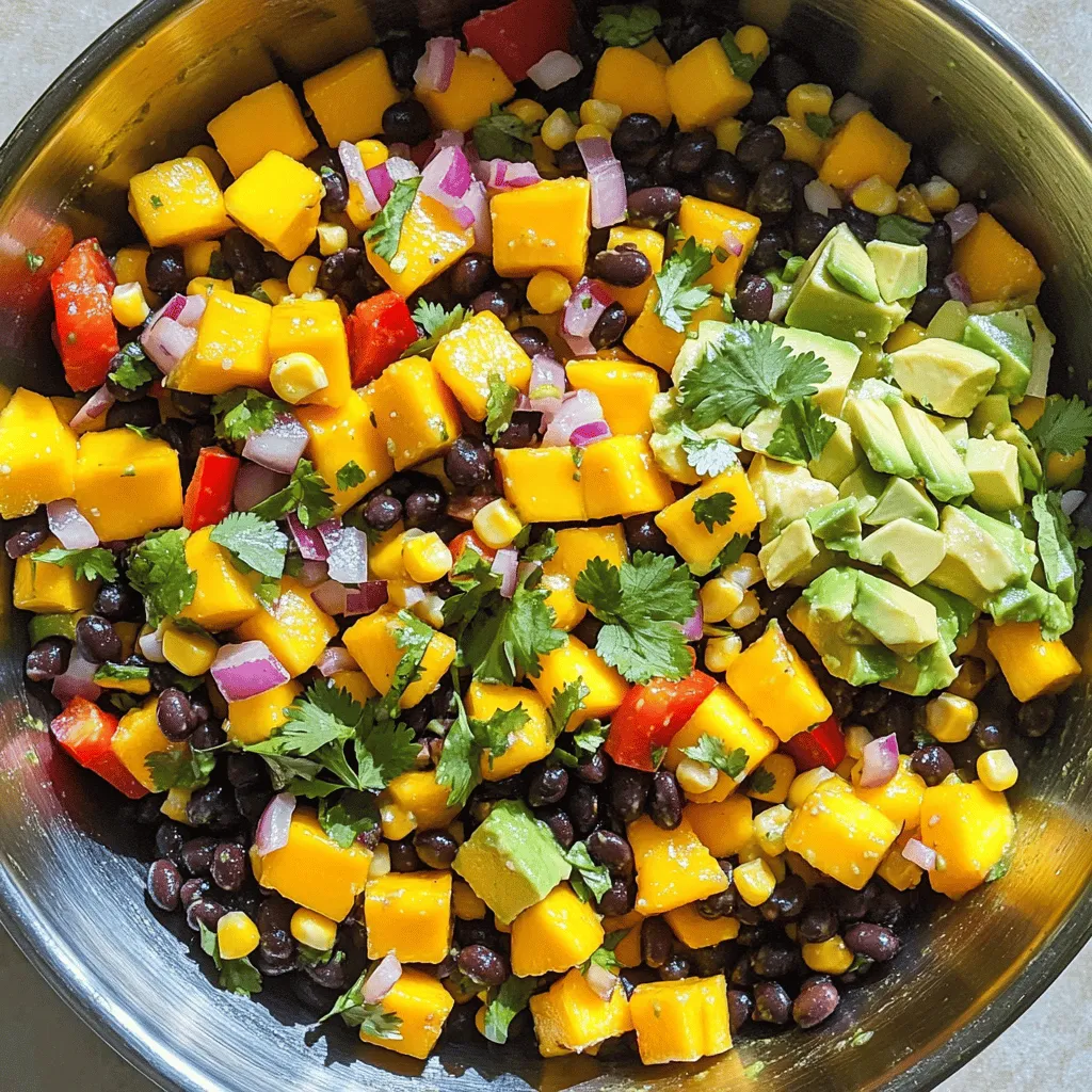 Mango Black Bean Salad Fresh and Flavorful Delight