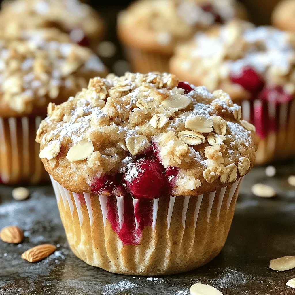 Cherry Almond Crumble Muffins Delightful and Easy Recipe