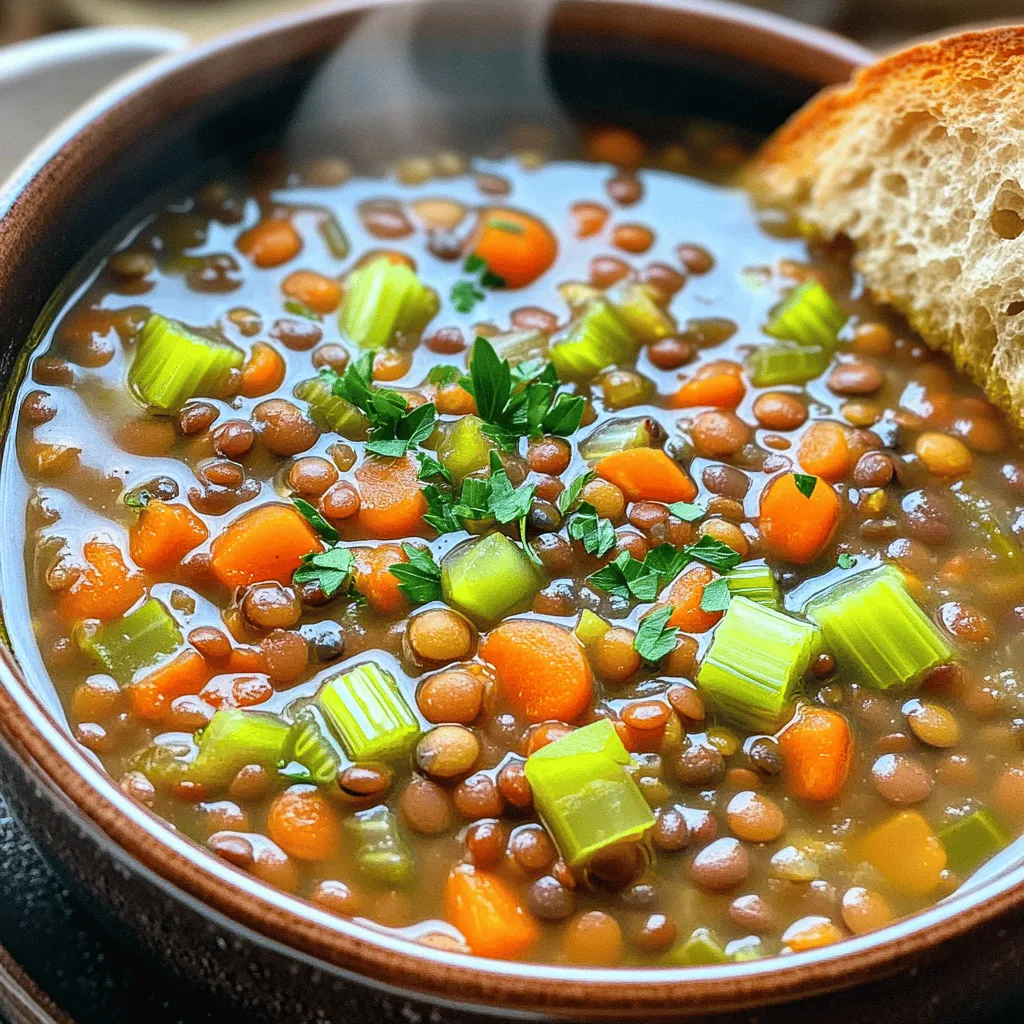 Vegan Lentil Soup Bold and Flavorful Recipe