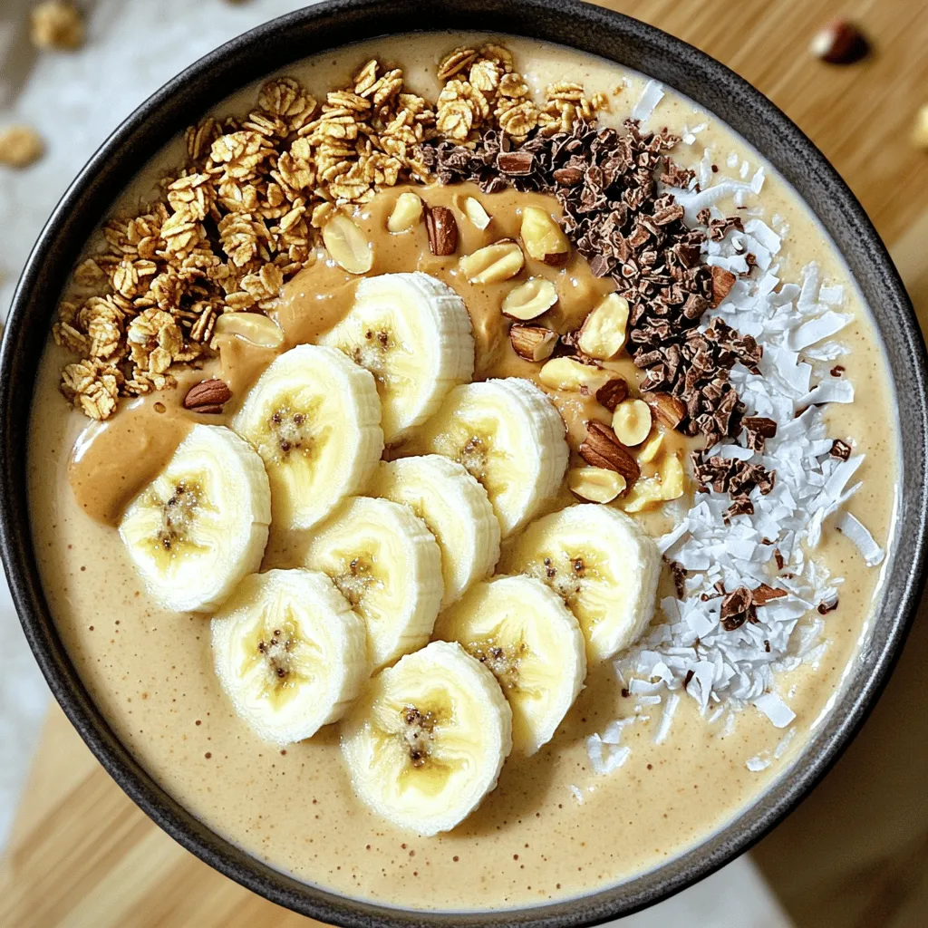 Peanut Butter Banana Smoothie Bowl Simple and Tasty
