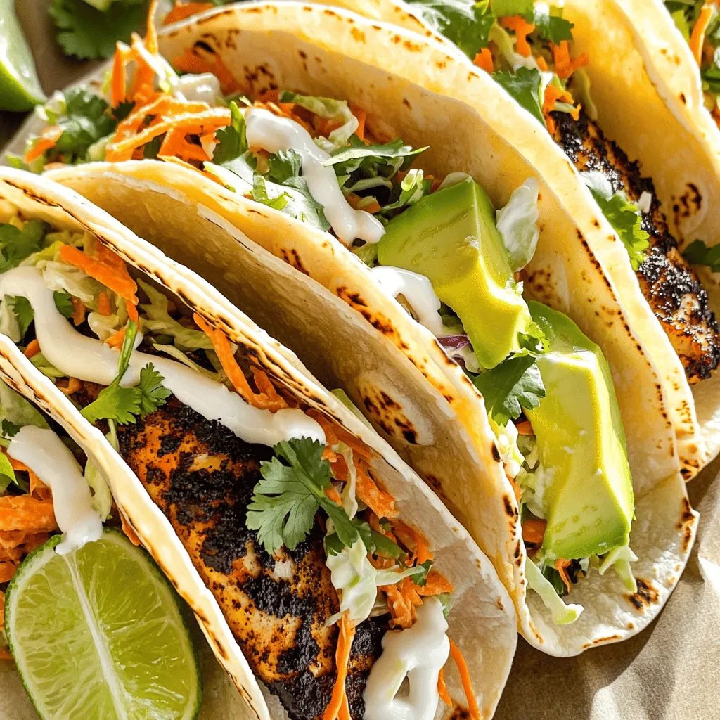 Blackened Fish Tacos Flavor-Packed Delight Recipe