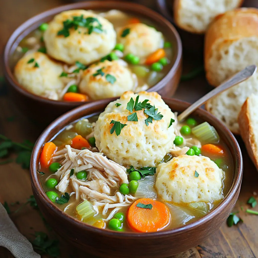Slow Cooker Chicken and Dumplings Comfort Meal Recipe