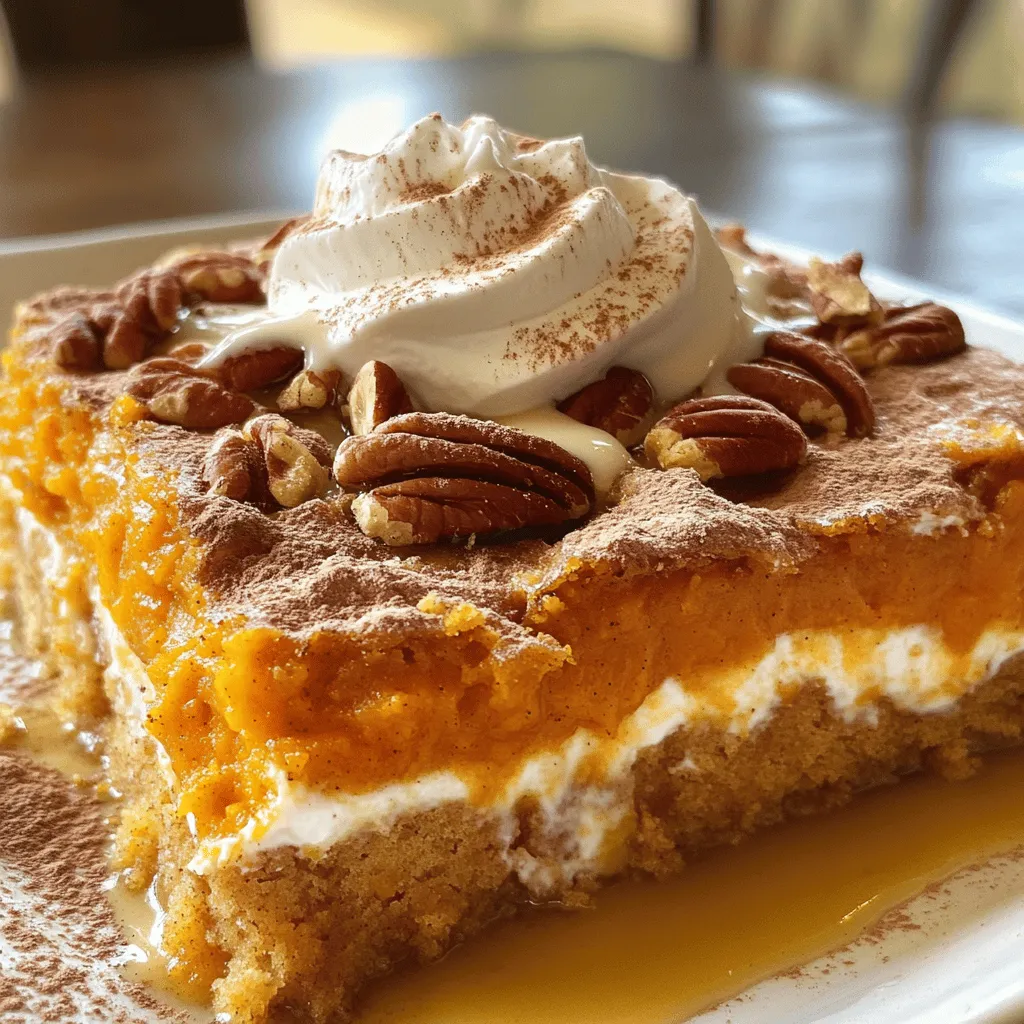 Pumpkin Pie Dump Cake Easy and Delicious Dessert