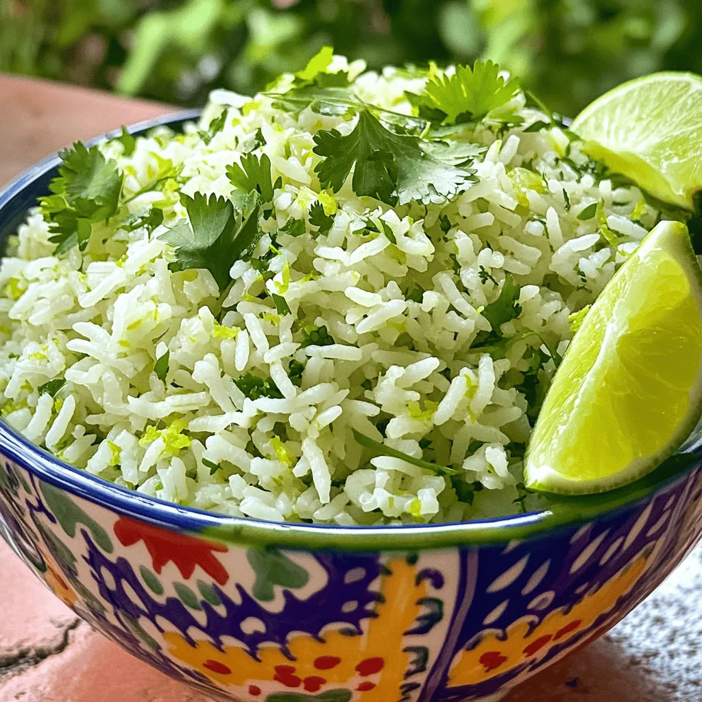Cilantro Lime Rice Flavorful and Easy Side Dish