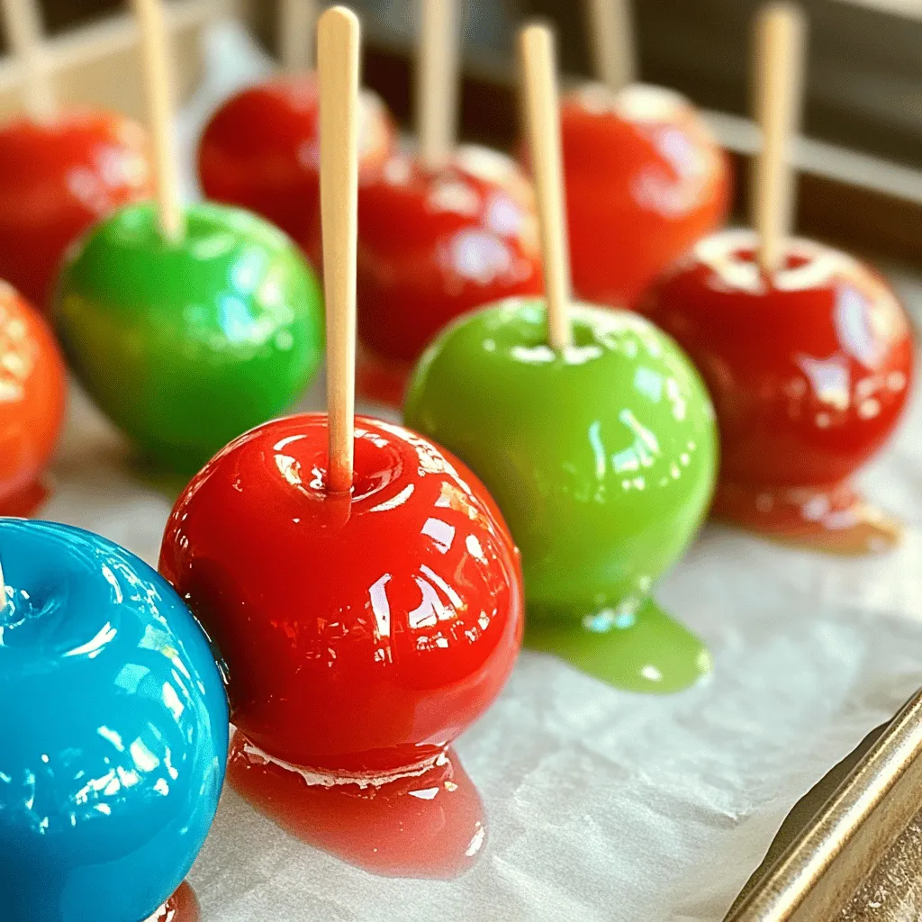 Jolly Rancher Candy Apples Delightful and Fun Treat