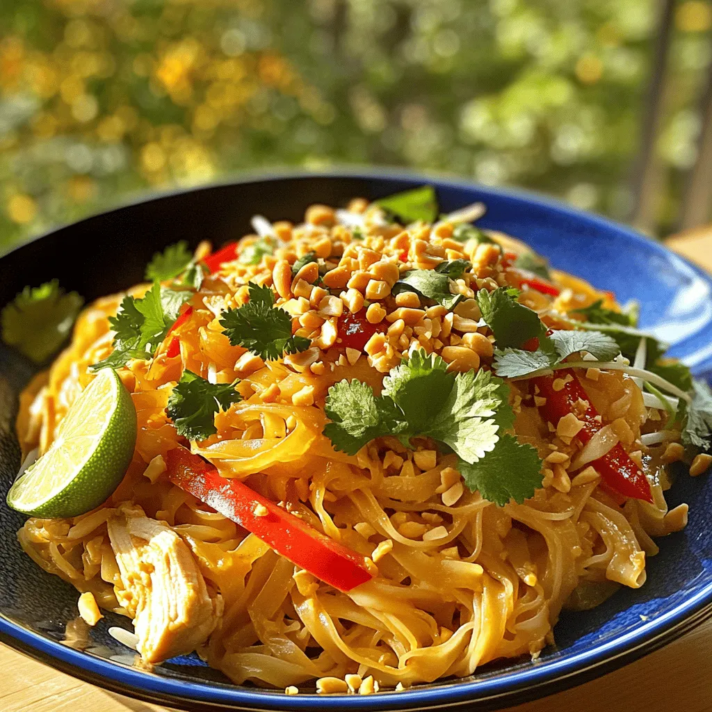 Easy Chicken Pad Thai Quick and Flavorful Recipe