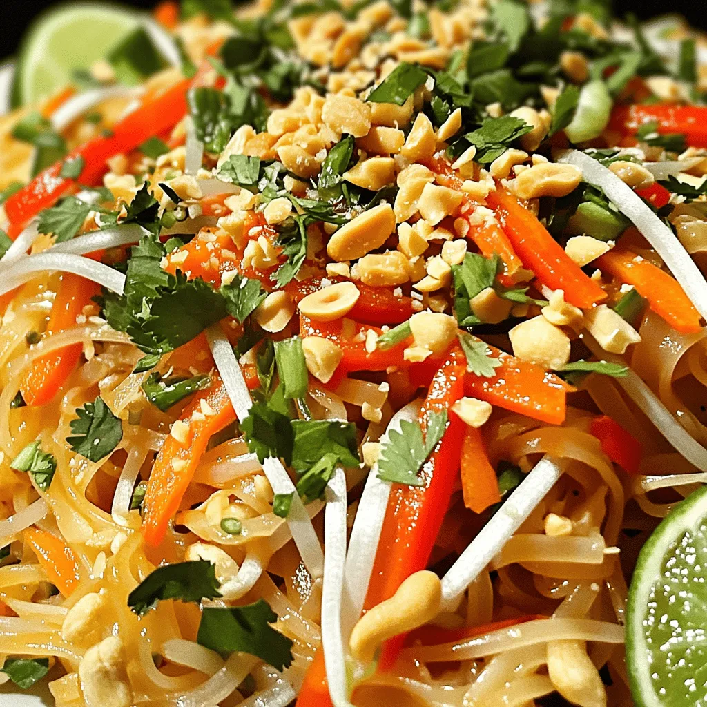 Easy Vegetable Pad Thai Flavorful and Simple Recipe