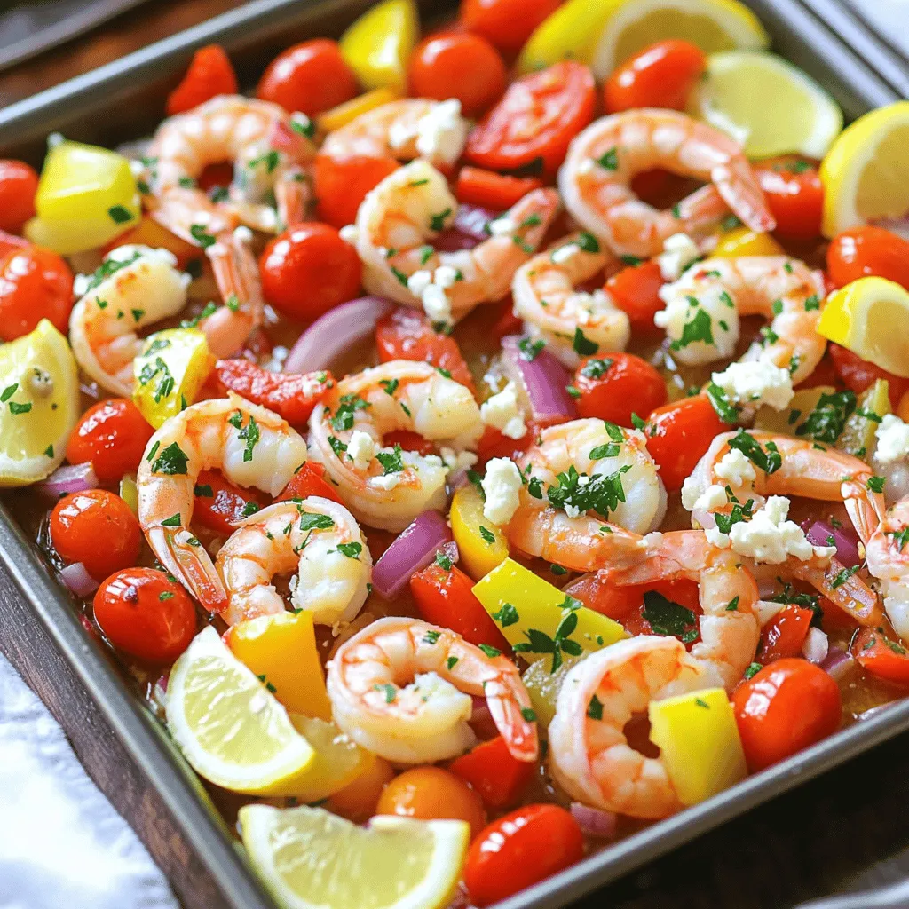 Sheet Pan Greek Shrimp Flavorful and Easy Recipe
