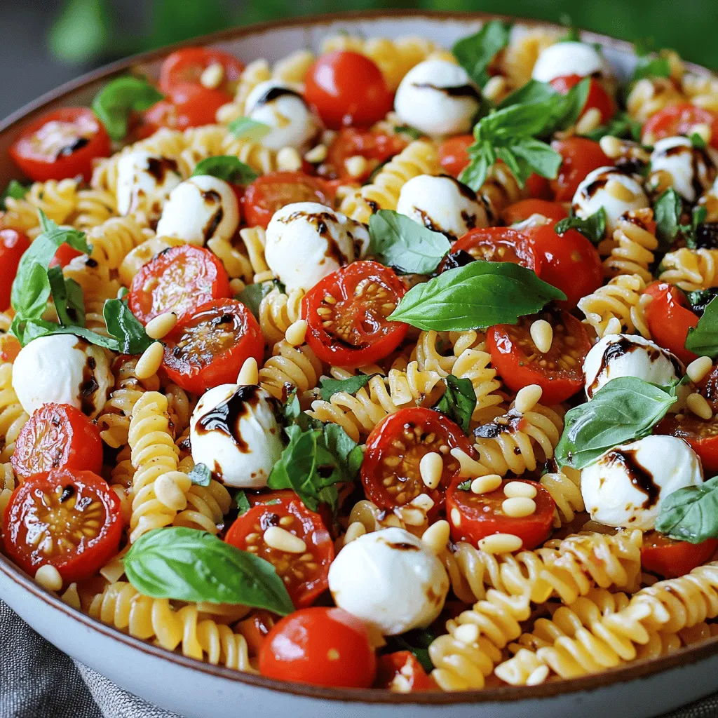 Caprese Pasta Salad Fresh and Flavorful Recipe
