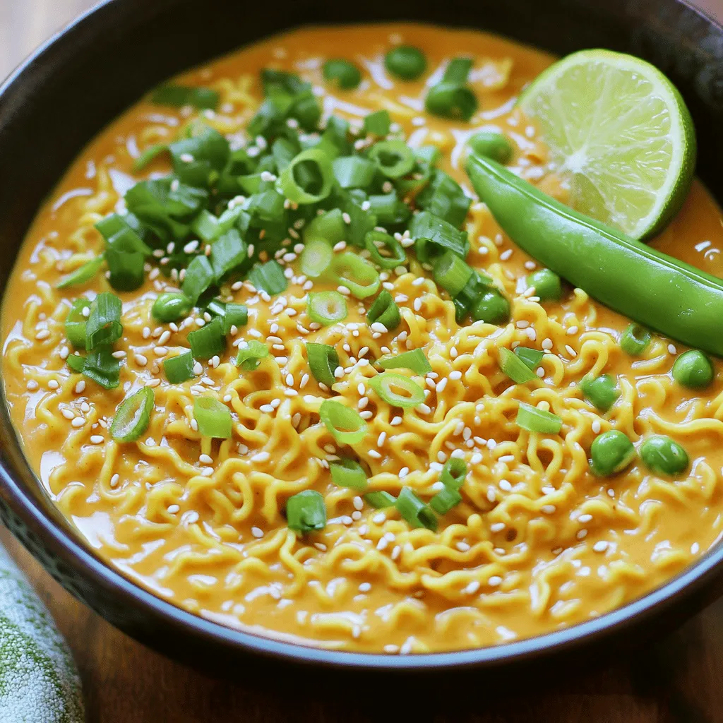 Quick Creamy Ramen Noodles Delightful and Easy Recipe