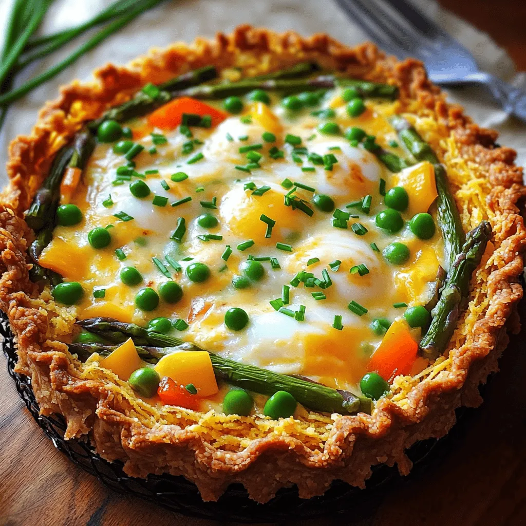 Spring Hash Brown Crust Quiche Savory Breakfast Delight