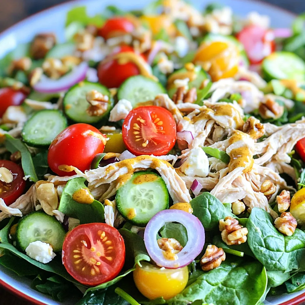 Honey Mustard Chicken Salad Fresh and Flavorful Meal
