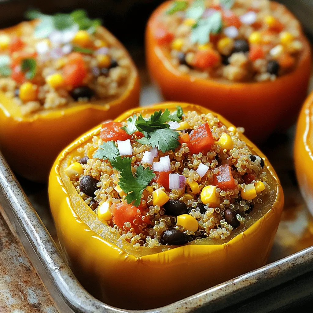 Vegan Stuffed Bell Peppers Flavorful and Nutritious Dish