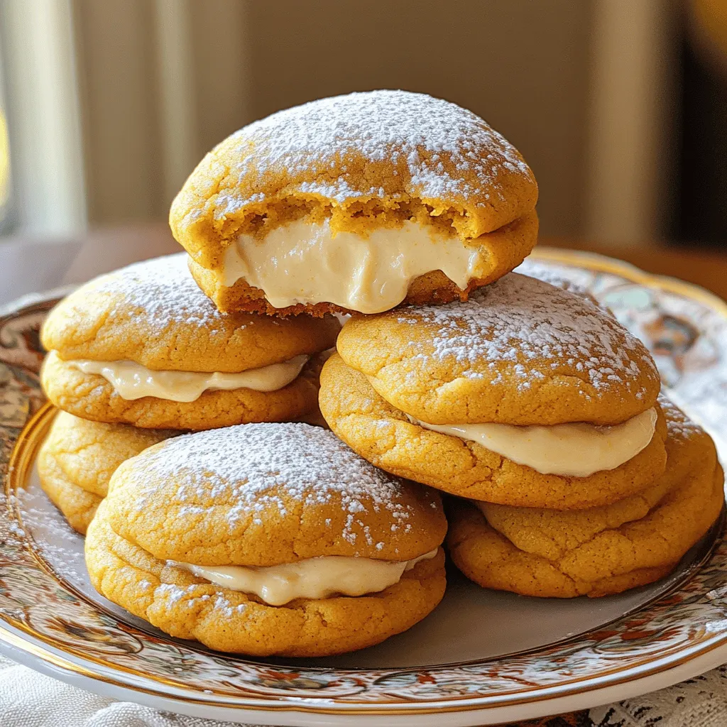 Pumpkin Cheesecake Stuffed Cookies Irresistible Treat