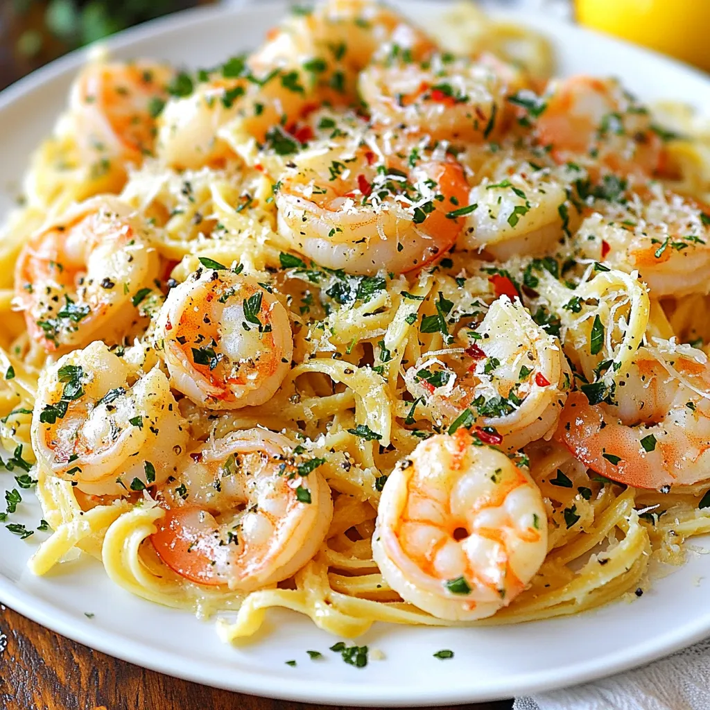 Easy Garlic Butter Shrimp Scampi Tasty Dinner Recipe