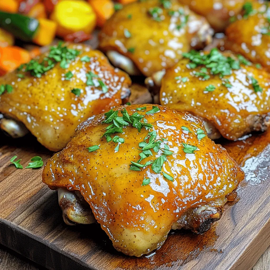 Honey Mustard Chicken Thighs Savory and Simple Dish