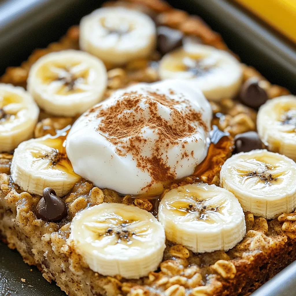 Banana Bread Baked Oatmeal Simple and Tasty Recipe