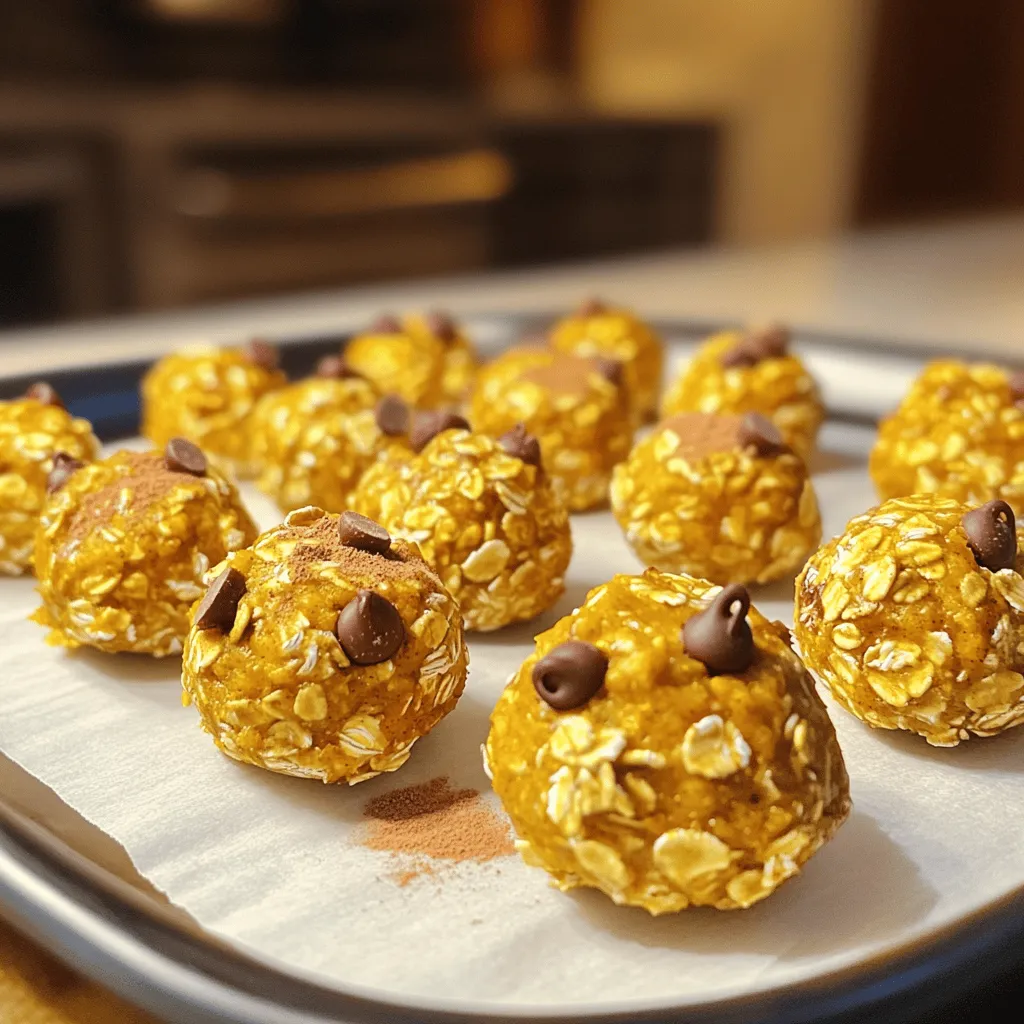 Pumpkin Spice Energy Bites Healthy Snack Boost