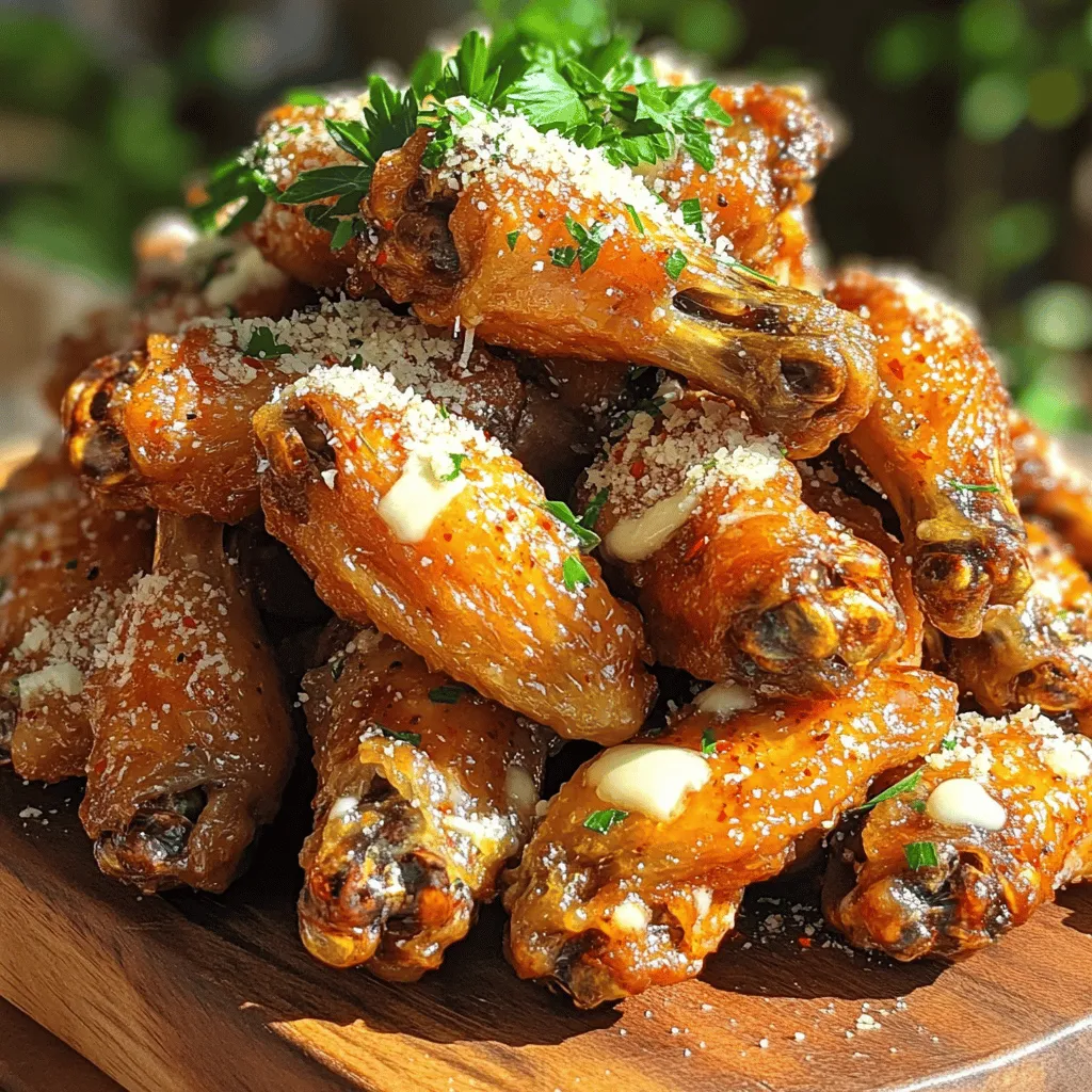Homemade Garlic Parmesan Wings Simple and Delicious Meal