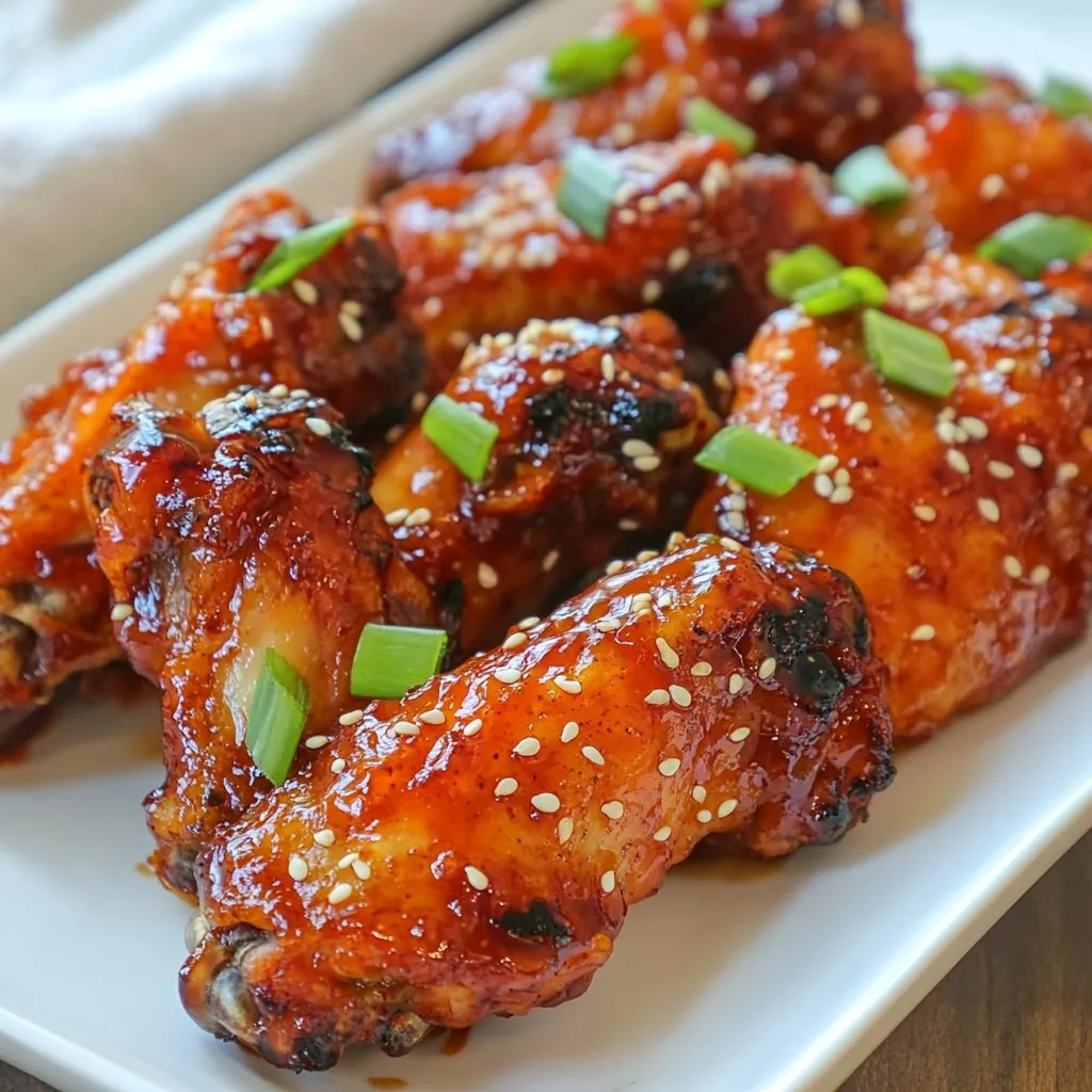 Sriracha Honey Chicken Wings Flavorful and Crispy Delight