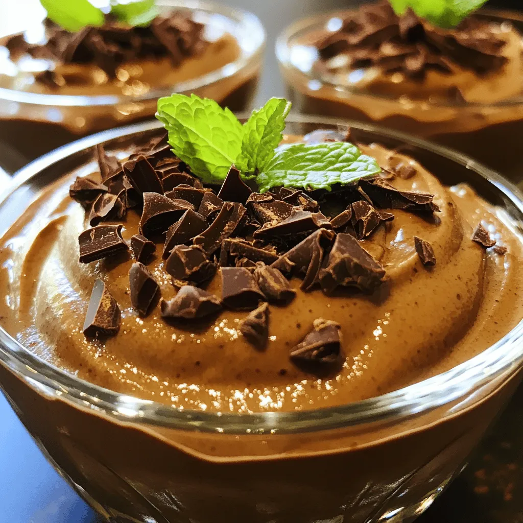 Chocolate Avocado Mousse Rich and Creamy Dessert Recipe