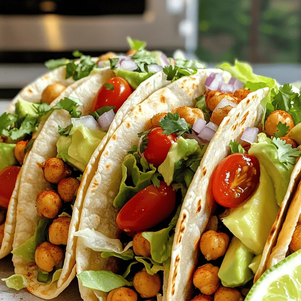 Crispy Chickpea Tacos Flavorful and Satisfying Meal