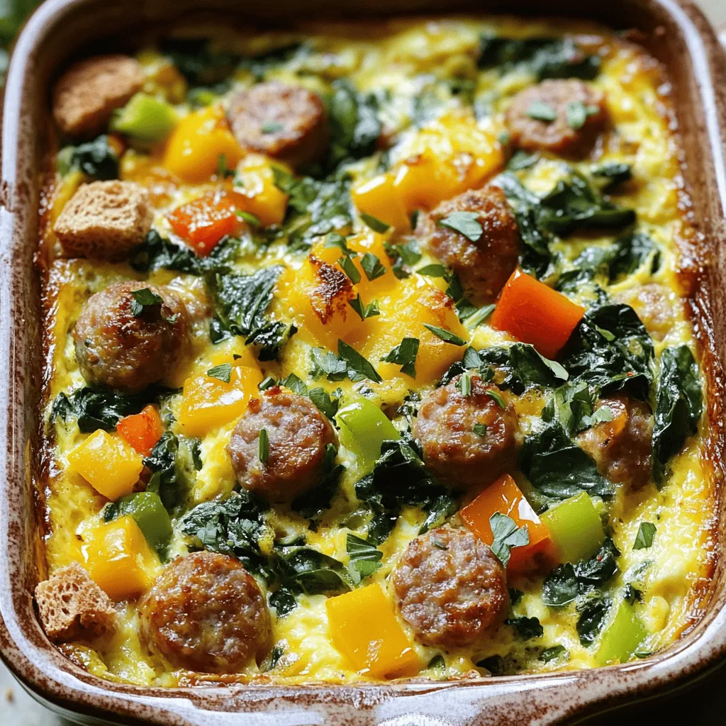Easy Sausage and Egg Casserole Quick Breakfast Dish