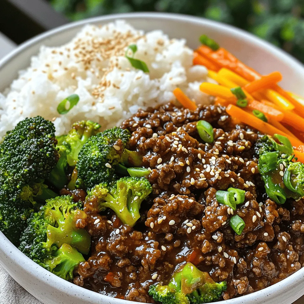 Korean Beef Bowls Flavorful and Simple Weeknight Meal