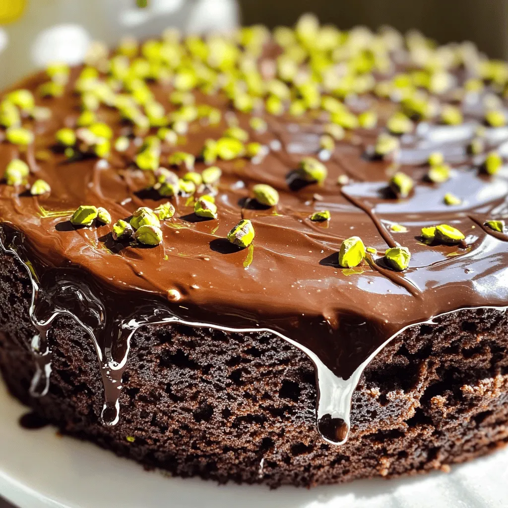 Chocolate Pistachio Cake Rich Flavor and Easy Recipe