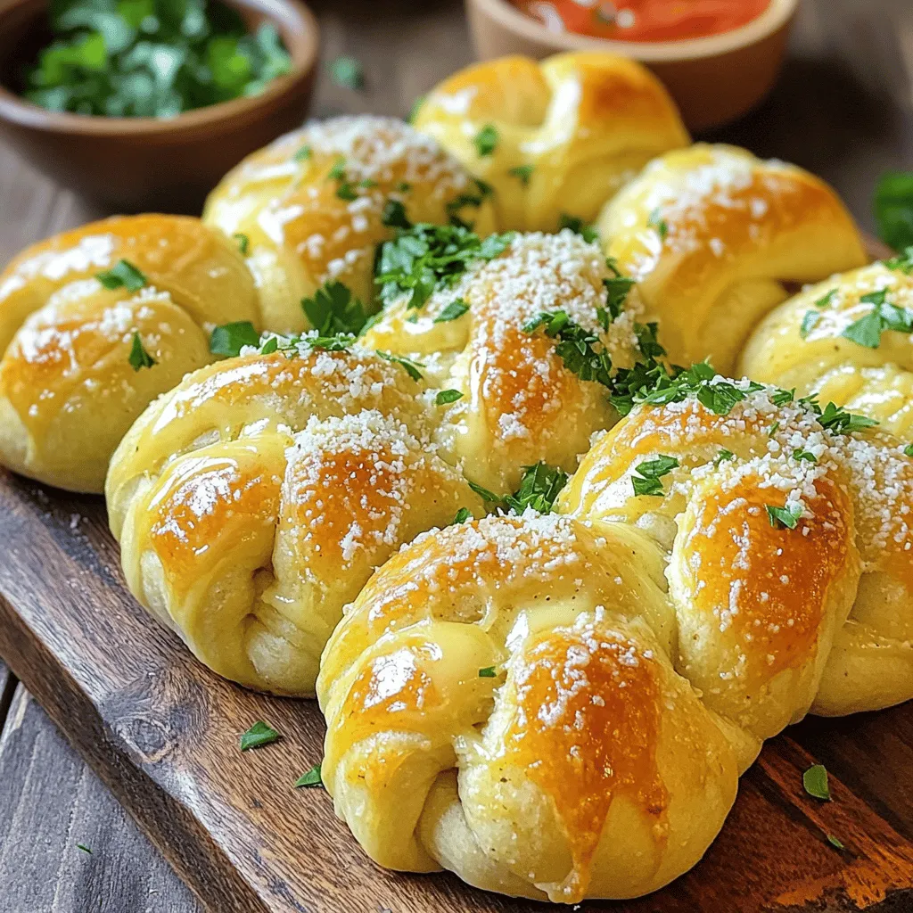 Easy Garlic Parmesan Knots Tasty and Fun Snack Idea