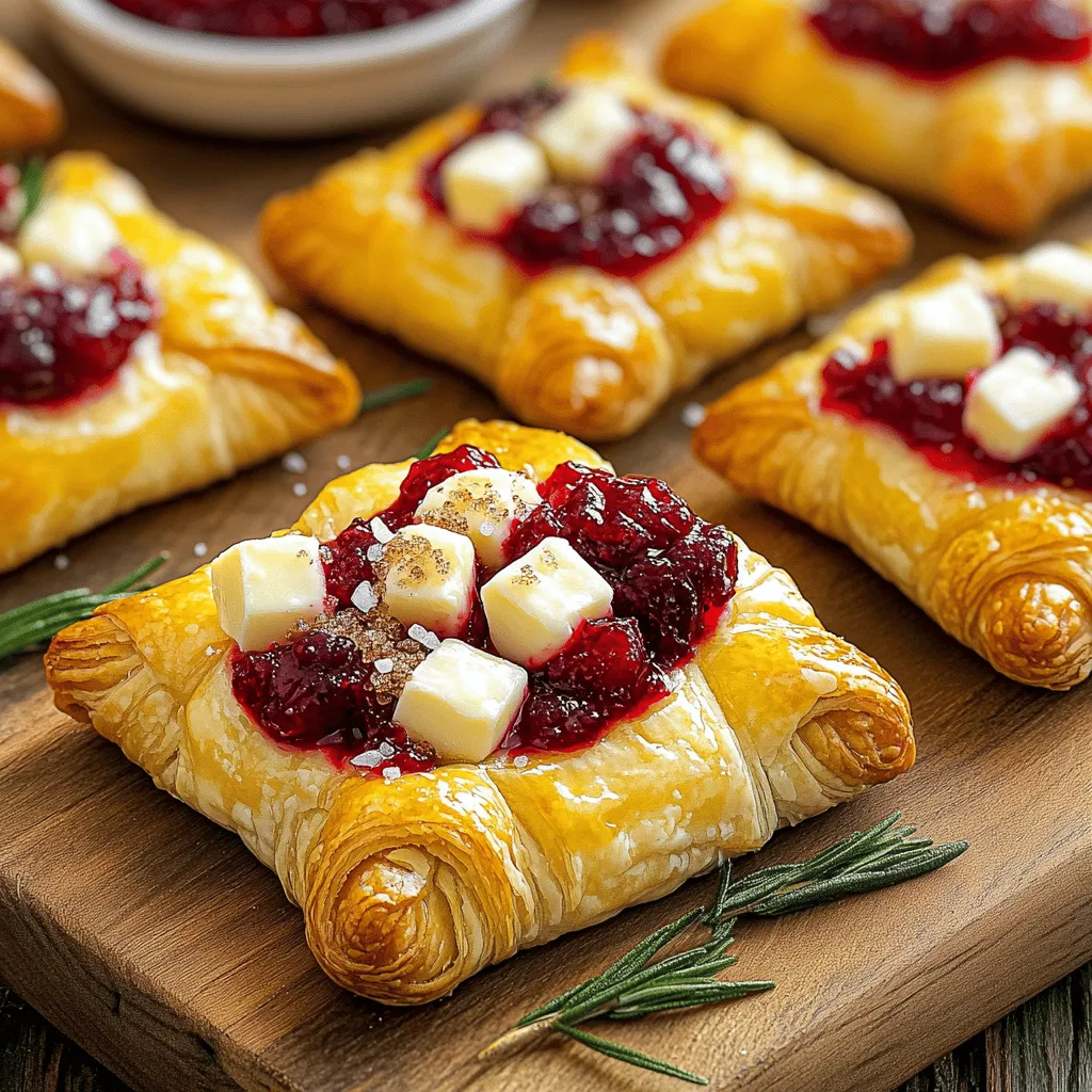 Cranberry Brie Bites Simple and Delicious Appetizer