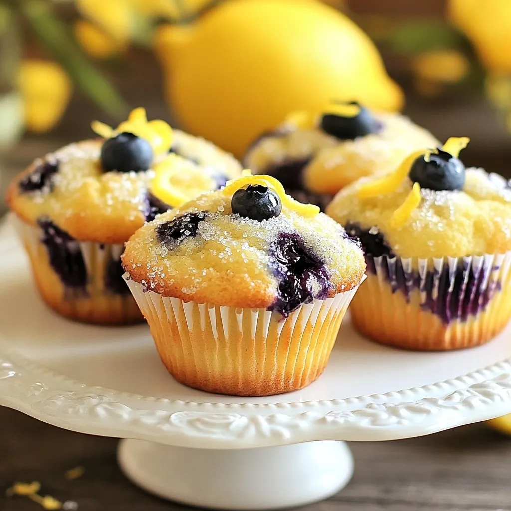 Blueberry Lemon Yogurt Muffins Simple and Tasty Delight