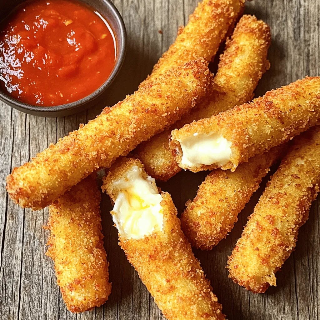 Homemade Mozzarella Sticks Perfect for Snacking